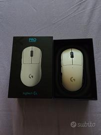 Logitech G Pro X Superlight Bianco mouse