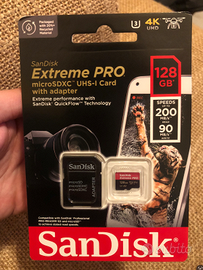 SanDisk 128GB Extreme PRO scheda microSDXC