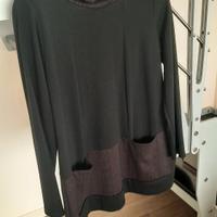 maglione nero donna