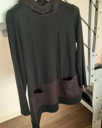 maglione nero donna