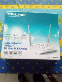 Modem router tp- link; router Infostrada, tim