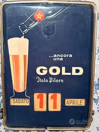 Calendario Perpetuo Birra Gold Itala Pilsen