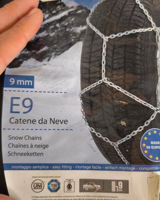 catene da neve e9