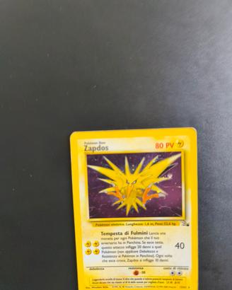 Zapdos Holo 15/62 - Fossil ITA 2000 Pokémon
