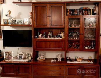 Mobile soggiorno arte povera massello