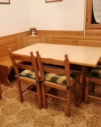 cucina da taverna senza lavello e piano cottura
