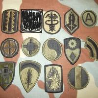 Lotto Patches Subdued Us Army anni 70-80