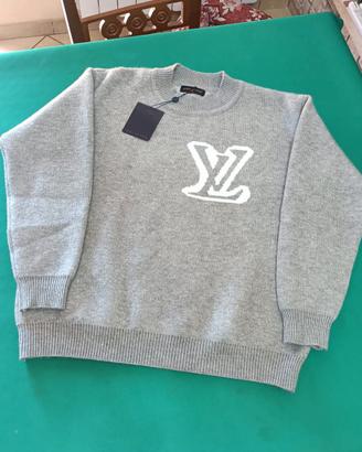 Maglione Louis Vuitton grigio