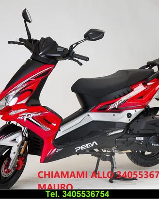 SCOOTER 125cc - PRONTA CONSEGNA ROSSO o NERO EURO5