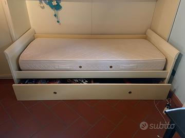 Letto singolo con cassetto
