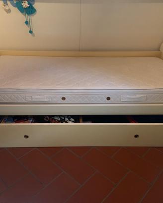Letto singolo con cassetto