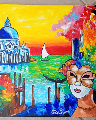 Quadro " tramonto a Venezia" - Galiv