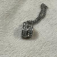 Blocca braccialeletto con brillantini strass