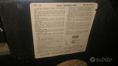 Leslie, Hammond 220V