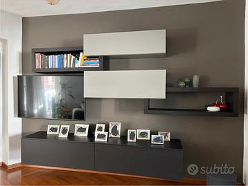 Parete TV Sangiacomo come nuova – Design moderno