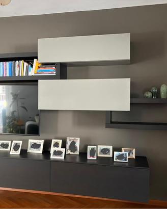Parete TV Sangiacomo come nuova – Design moderno