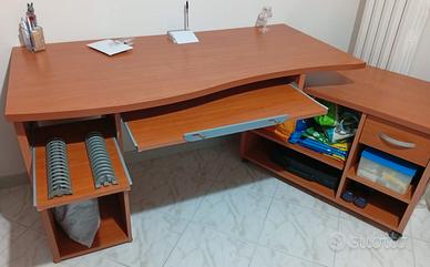 Scrivania e Libreria in ciliegio