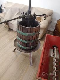 Torchio uva e deraspatrice