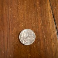 Rara moneta 10 lire spiga 1971