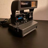 Fotocamera vintage Polaroid 636 con scatola