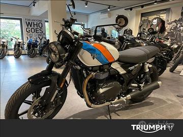TRIUMPH Speed Twin 900 Pure White/Blue/Orange Abs