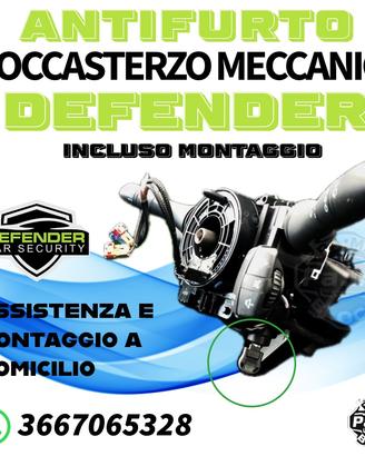 Antifurto auto blockshaft DEFENDER con montaggio