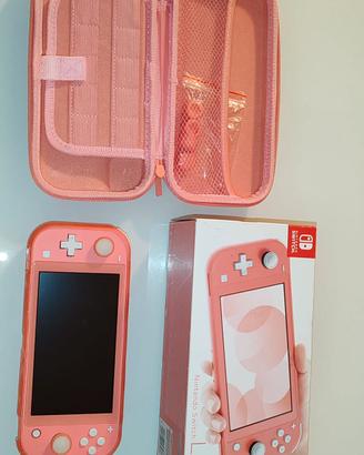 nintendo switch lite rosa 