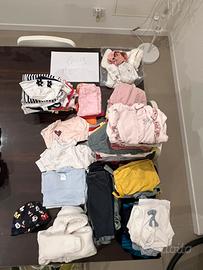 Stock vestiti bimbo/bimba 6-9 mesi