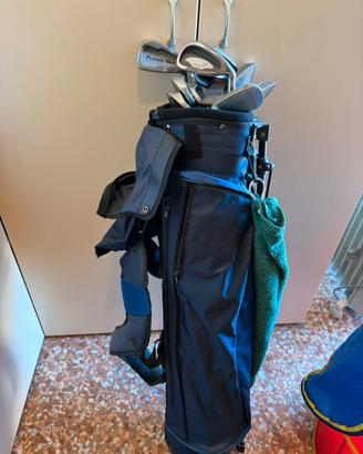 Sacca da golf  completa di mazze e palline