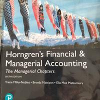 HORNGREN'S FINANCIAL & MANAGERIAL ACCOUNTING