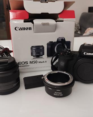 Canon EOS M50 Mark II kit 15 -45