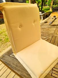 Cuscini per sedie da giardino 