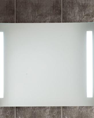 Specchio da bagno 90x70 con luci laterali