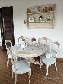 TAVOLO SHABBY ALLUNGABILE 