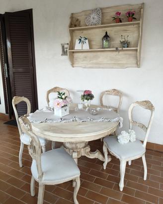 TAVOLO SHABBY ALLUNGABILE 