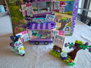 Lego Friends lo stand dell'arte di Emma 41332