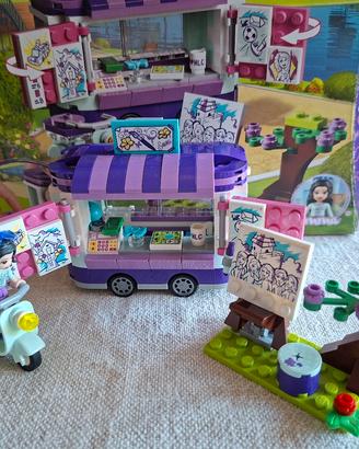 Lego Friends lo stand dell'arte di Emma 41332