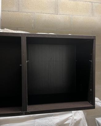 Modulo Ikea Besta 120x64 con ripiani