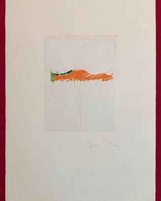 Mario Schifano Serigrafia ‘paesaggio’ 50x70cm