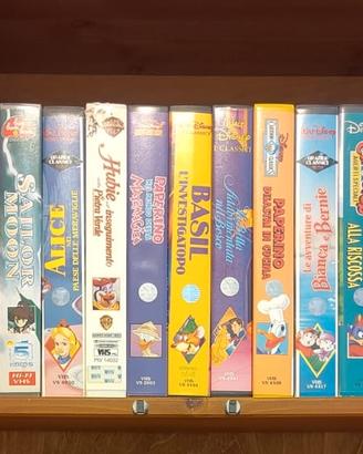 Videocassette cartoni animati