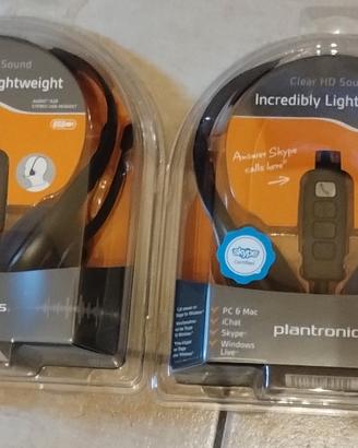 Plantronics 2cuffie usb modello 628 comandi a filo