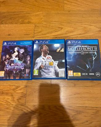 Giochi PS4 - tra cui fifa 18