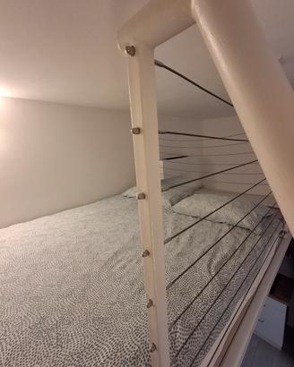soppalco in legno e in ferro