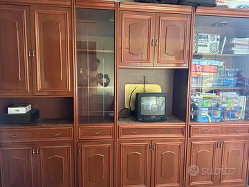 Mobile soggiorno modulare buffet con vetrine