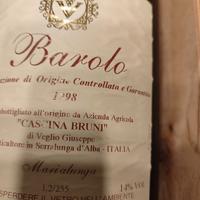 Vino Barolo 1998 cascina Bruni
