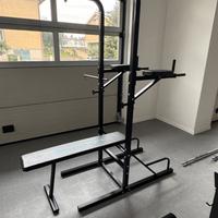 KIT-SET-ATTREZZI-PALESTRA-HOME GYM-PANCA-TORRE