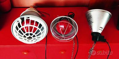 3 lampade termiche Professionali a norma