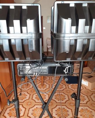 inpianto voci fbt-200 w compreso aste di supporto 