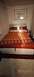 letto contenitore con spalliera 