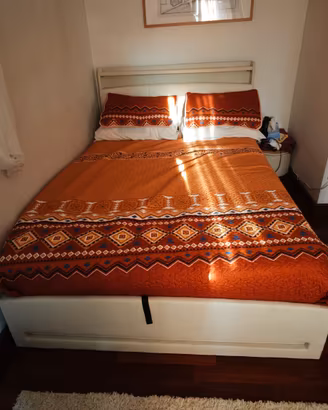 letto contenitore con spalliera 